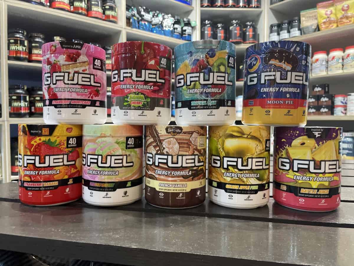 G Fuel available in stores.