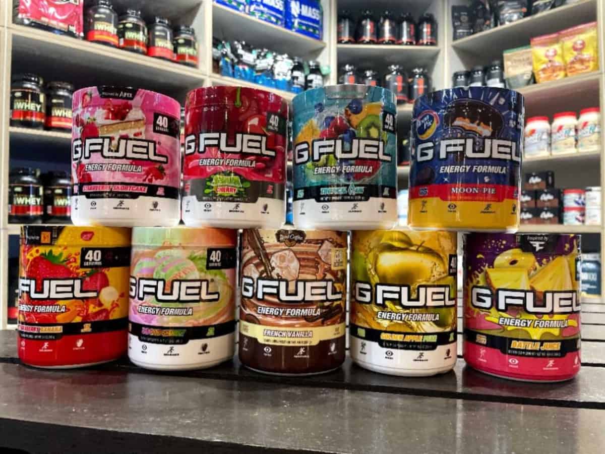 an image showing g fuel pakcages