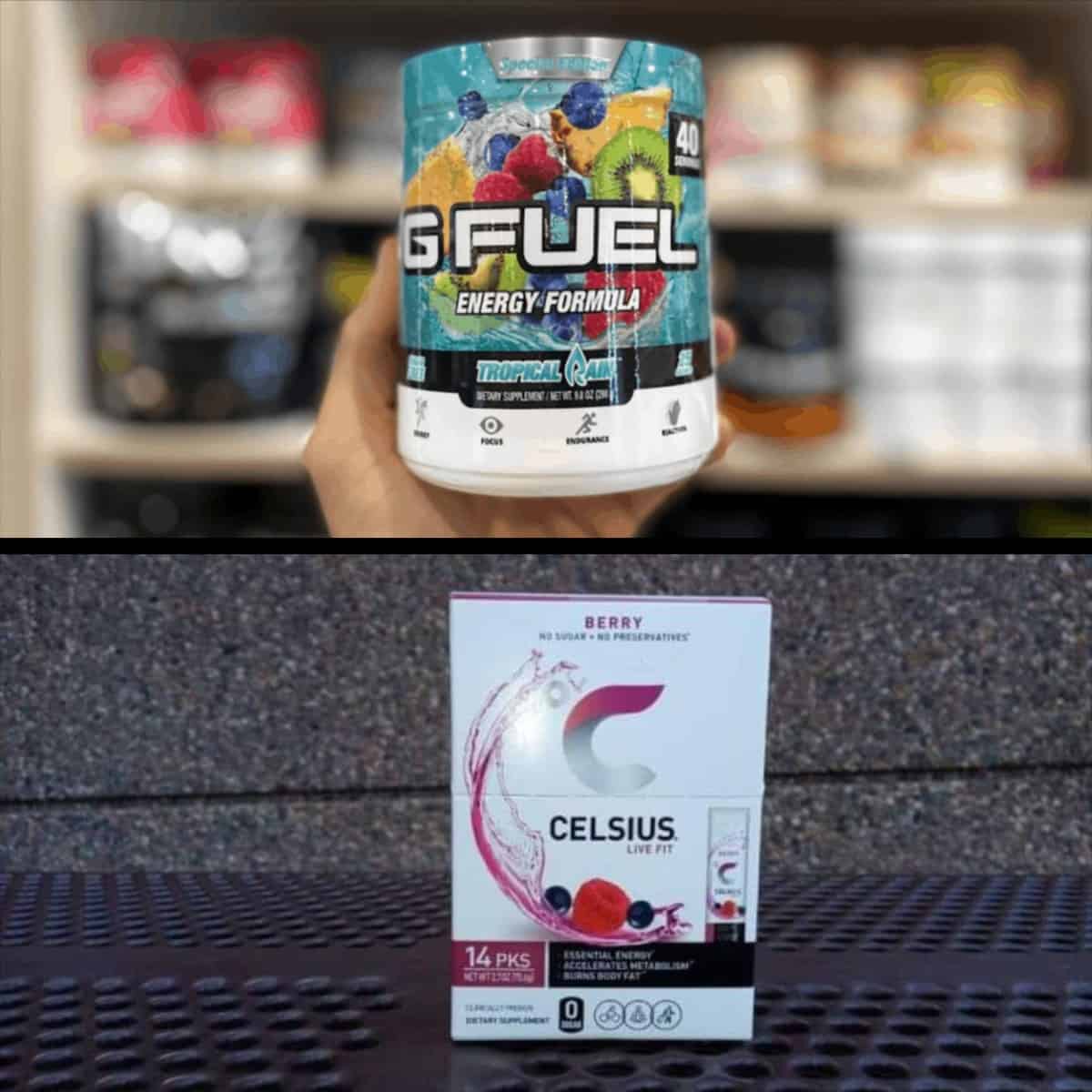 G-Fuel vs Celsius-on-the-go