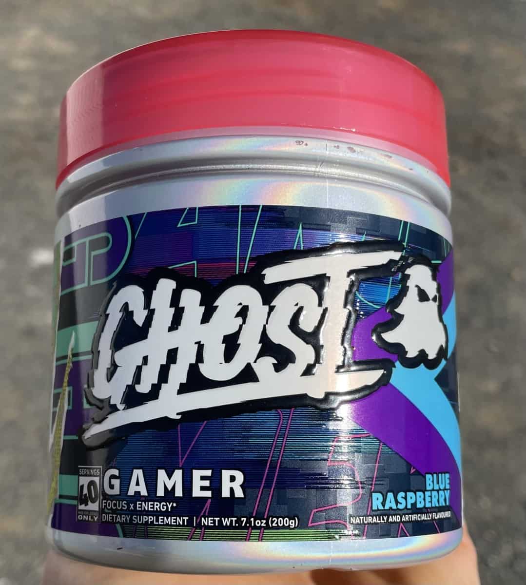 An image of Ghost Gamer Energy powder drink.