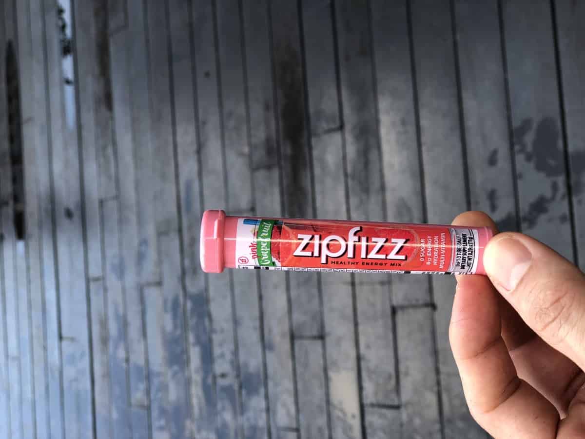 Image of ZipFizz energy powder drink.
