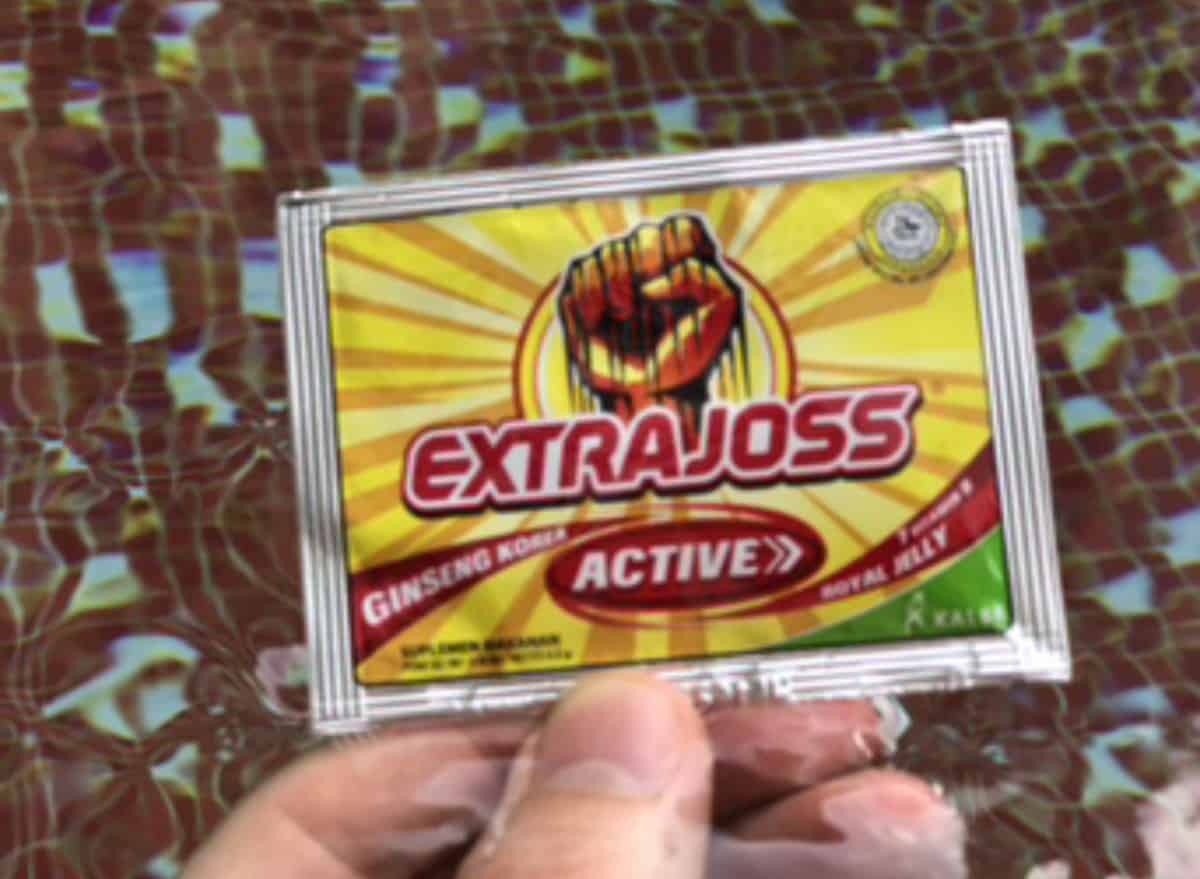 Image of Extra Joss energy powder drink.